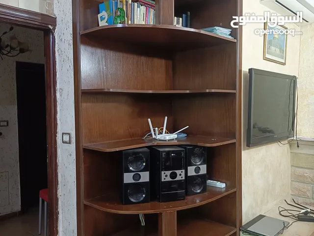 مكتبة وبوفيه كورنر خشب بلوط بسعر مناسب