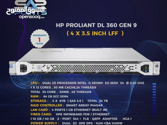 server hp Proliant DL 360 Gen 9