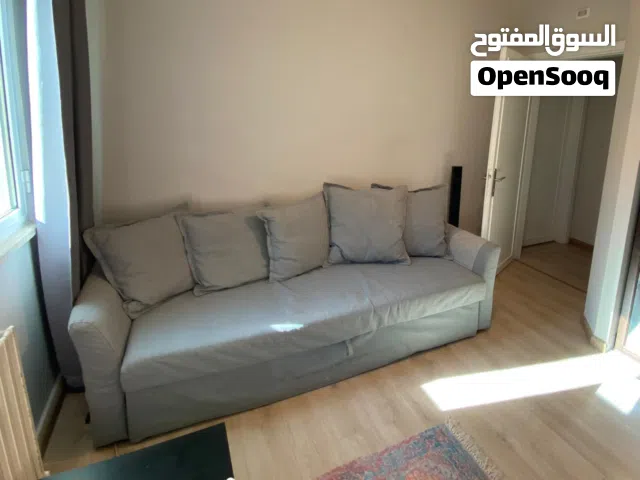 كنبة سرير مع تخزين من ايكيا بحالة ممتازه HOLMSUND