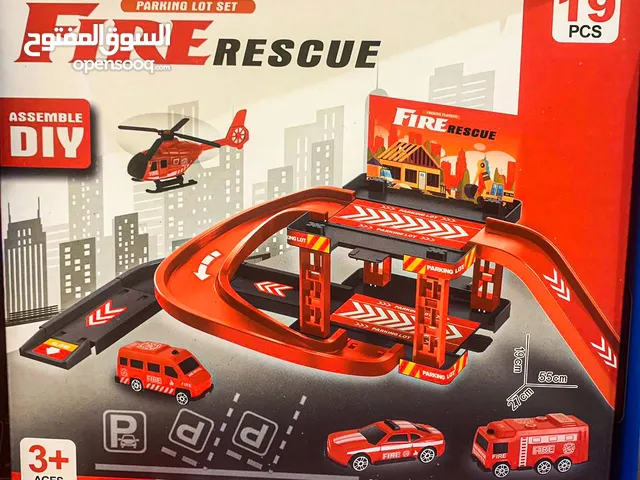 Fire Rescue Vehicles Toy Set
