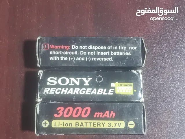 بطاريات ليثيوم ايون اصليه من شركة سوني  لاجهزة الفيب والاجهزه الطبيه وعدة استخدامات اخرى