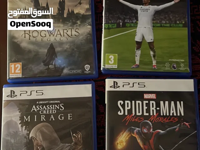 4 العاب بلاستيشن 5 بسعر مغري للبيع