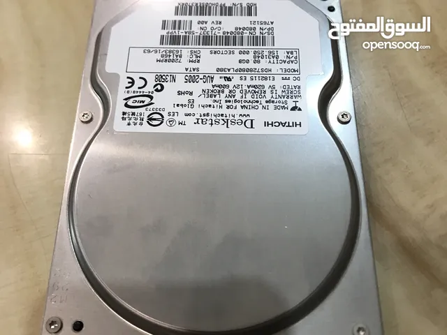 Hard drive 80 GB by hitachi Deskstar CASH ONLY