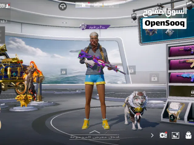 حساب ببجي عالميه