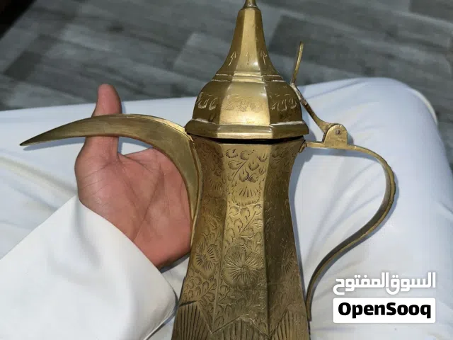دلة معدن نحاس خالص اصلي شغل يدوي ماركة الوتاج المُسلجة