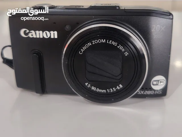 كاميرا كانون ديجيتال PowerShot SX280 HS بحالة ممتازة مع البطارية والشاحن والجنطة