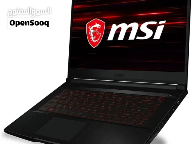 msi thin gf63 10ud  مستعمل نظافه 80 بالمية