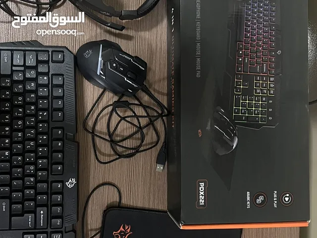 ( كيبورد و ماوس و سماعة) للبيع