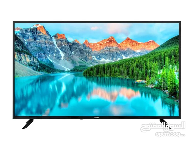 Geepas 55" Smart TV- GLED5523SXUHD 4K Ultra HD Slim LED TV With Remote Control, HDMI And USB Ports