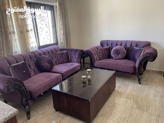شقة روف 150م مفروشة فرش كامل غرفتين نوم/صالة/صالون/حمامين/ بلكونة بجانب ش.الرياضة والمدينة الرياضية