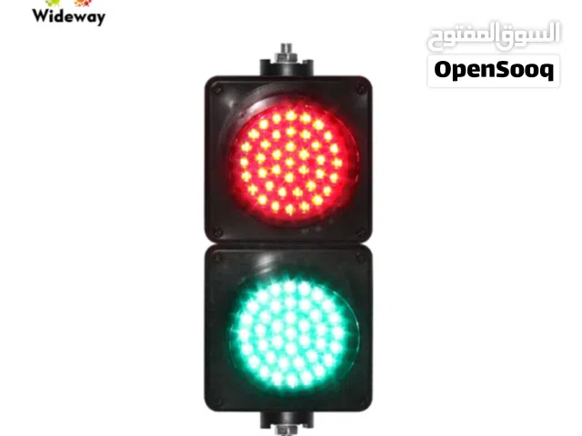إشارة مرور LED ثنائية (أحمر/أخضر) - عالية الجودة للمواقف والمداخل