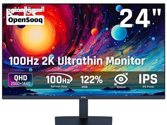 شاشة KTC QHD 2K IPS 24' 100Hz 122% sRGB