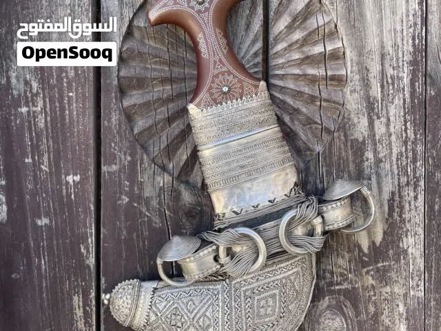 خنجر تكاسير شغل ثقيل قياس 6 وربع قرن خشب شغل الشرقية