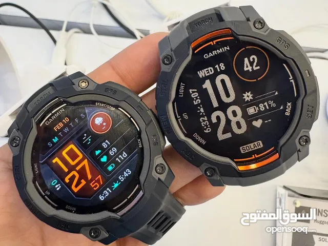 Garmin instinct 3 Solar smartwatch ساعة جرمن الذكية انستنكت 3 سولر