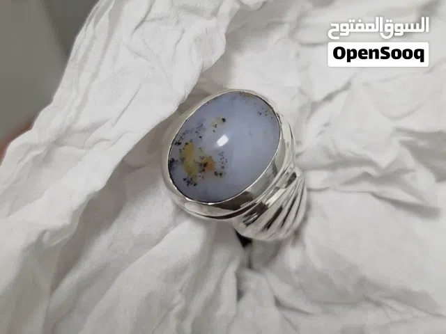 خاتم جديد عقيق عماني مشجر ملكي