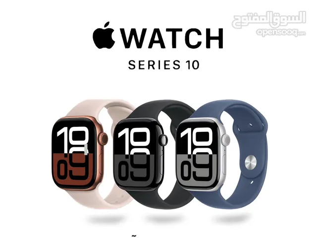 ساعة ابل اخر اصدار سيريس 10 , مقاس 46MM جديدة ضمان سنة