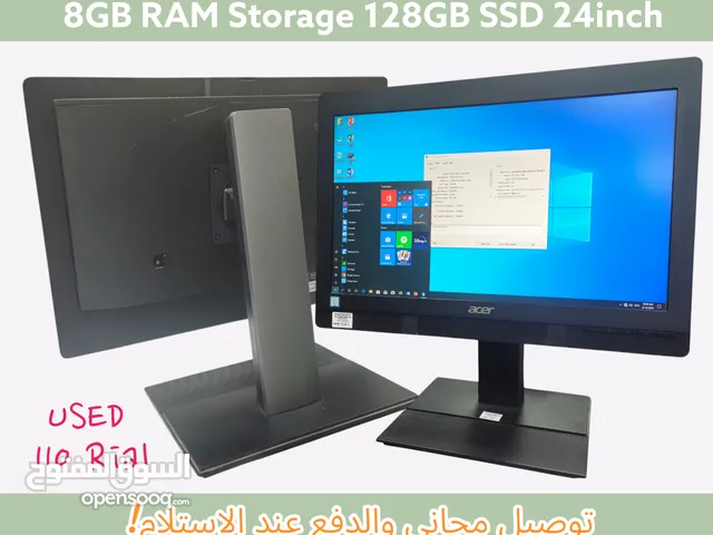 Acer AIO excellent condition with warranty جهاز إيسر مكتبي بحالة ممتازة شاشة 27 إنش مع الضمان