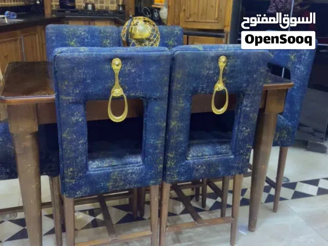 طاوله سفره تفصيل خشب سويد 6 مقاعد  طاوله كبيره مع ثلاثه بأحجام مختلفه ستينلس وليس معدن