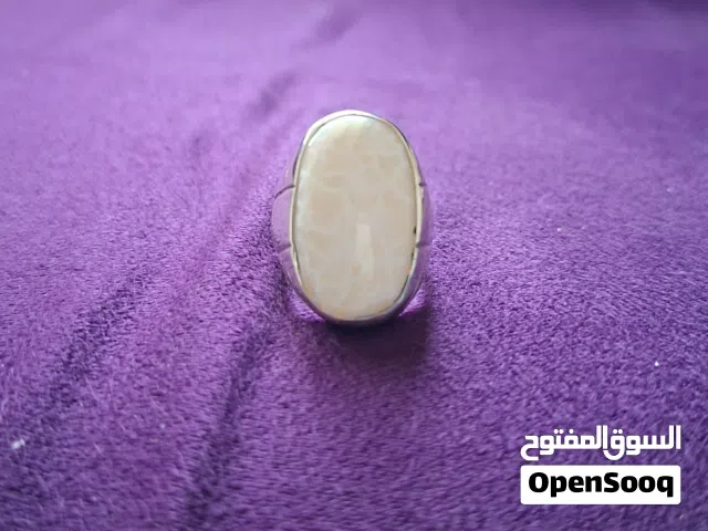 خاتم اوبال استرالي فاير طبيعي غير معالج مع اثبات فحص Natural untreated australian fire opal ring