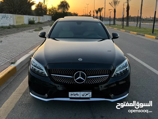 مرسيدس c300  2019 اصل amg تو ويل  ماشيه    19 بدون صبغ