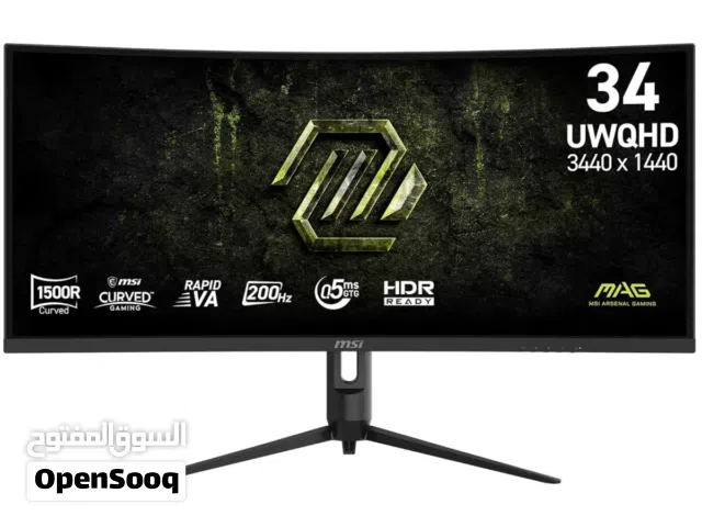 34" MSI monitors for sale in Amman