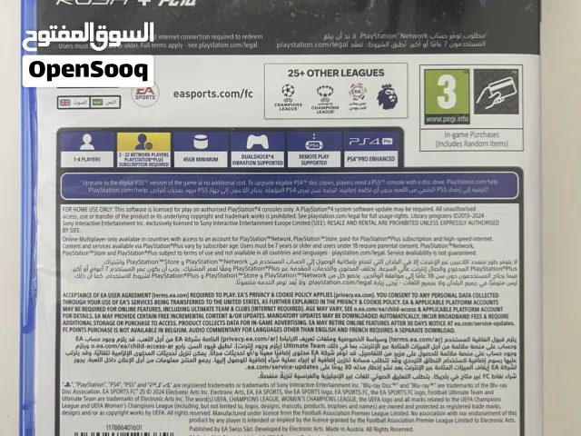 PS 4 CD Fifa 25 includes voucher codes for ps5