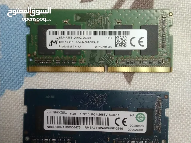 RAM  2x4 GB for laptop  DDR3