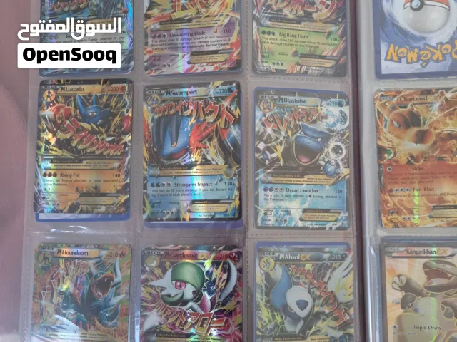 مجموعة بطاقات بوكيمون مميزة بحالة ممتازة جداً تقريبا 130 كرت او اكثر Pokemon cards