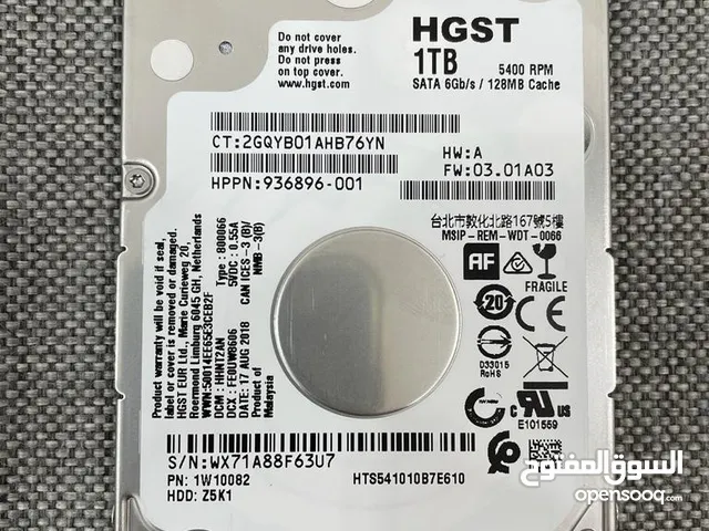 Western Digital Internal HDD 1 TB Made in Malaysia