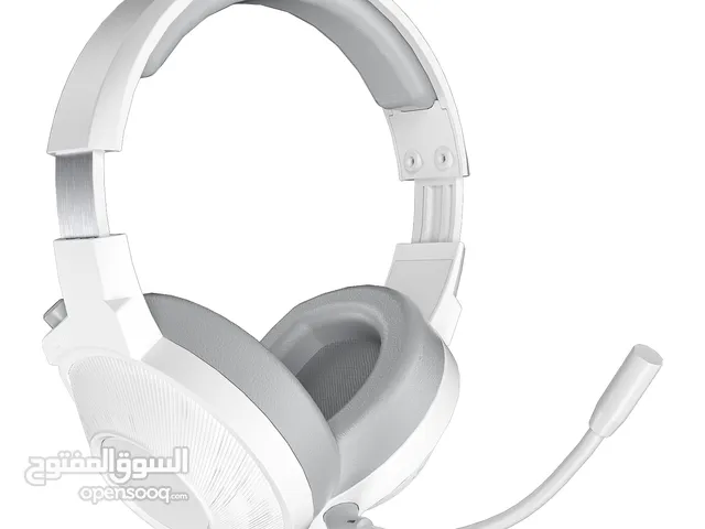 Meetion HP012 RGB 7.1 Virtual Surround Sound Gaming Headset USB -White سماعات لون ابيض