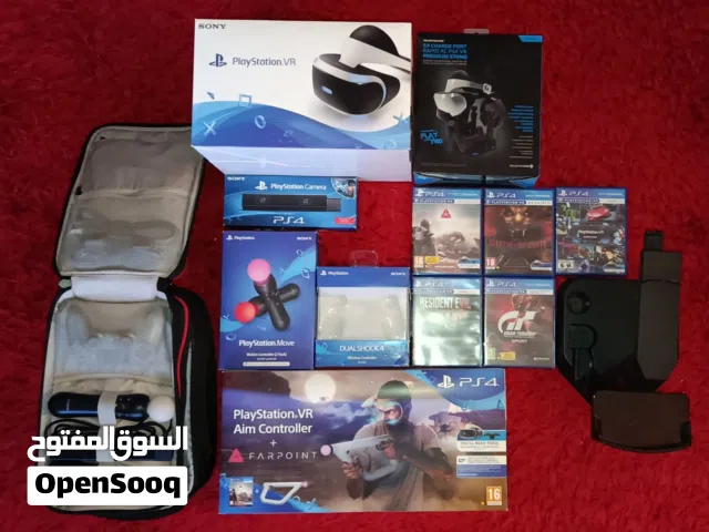 للبيع PS VR وإكسسوارات مختلفة