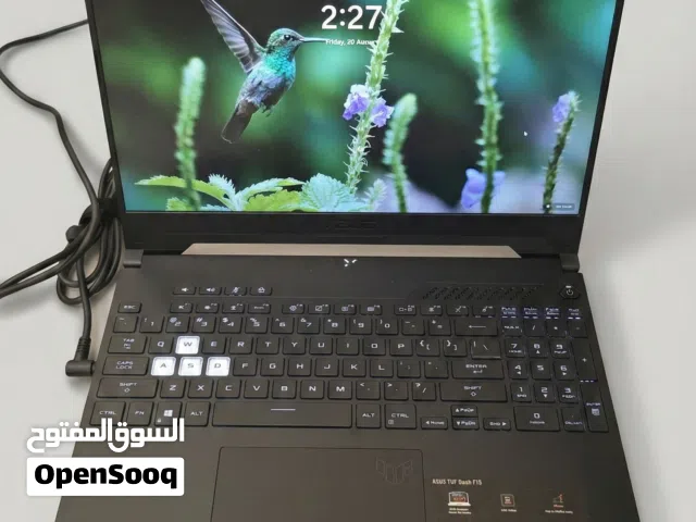 ASUS TUF Dash F15 FX517ZR  i7-12650H  RTX 3070 8GB  16GB RAM  512GB SSD  15.6” FHD 144Hz