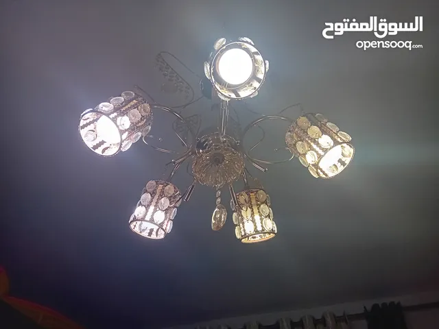 ثريا كريستال  خمس لمبات بحاله الوكاله