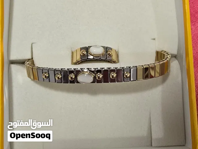 طقم Nomination Italy فاخر ونادر – سوار وخاتم مع ذهب عيار 18