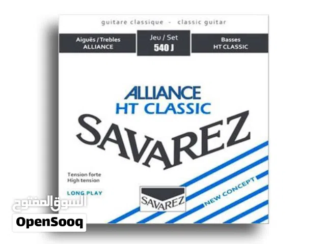 اوتار سافاريز كلاسيك جيتار – Savarez 540J Alliance High Tension Classical Guitar Strings Set