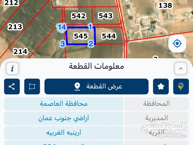 Farm Land for Sale in Amman Areinba Al Gharbiyah