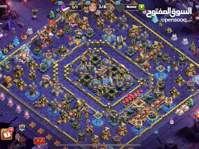 حساب كلاش اوف كلانس تاون 18 ماكس للبيع