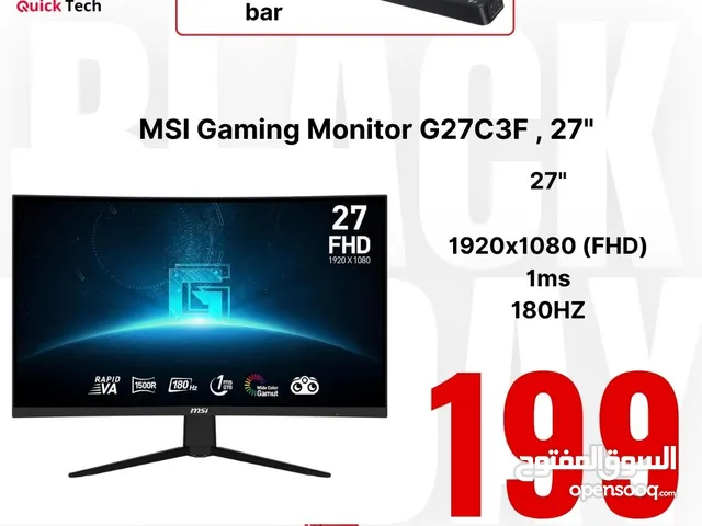 27" MSI monitors for sale  in Amman