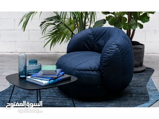 Reef Levi's Denim Armchair - Indigo Blue كرسي بذراعين ريف من ليفيس دينيم - أزرق إنديغو