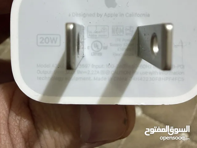 شاحن ايفون 20 واط اصلي بدون كيبل ابل
