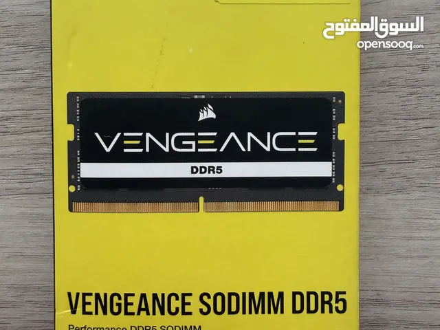 Laptop ram 32GB DDR5 5600MHz/32 جيبي رام للابتوب ديدير 5