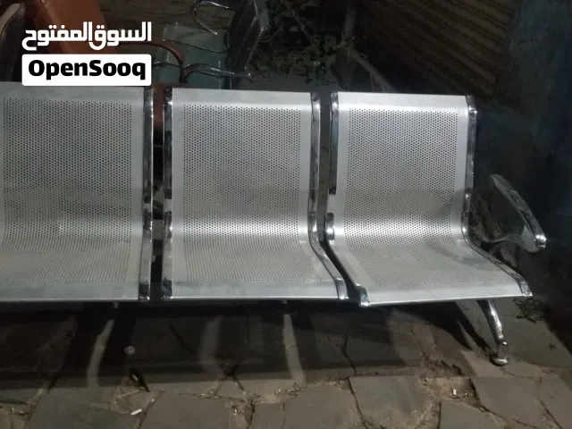 كراسي انتظار استيل ثلاثة مقاعد بضاعة ماليزي درجة اولى
