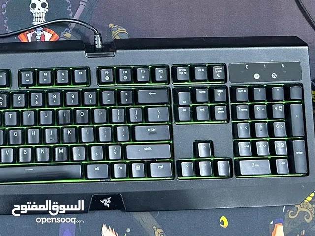 Razer Gaming – Black Widow Mechanical Green Switch Keyboard + Basilisk Mouse ONLY 30BD
