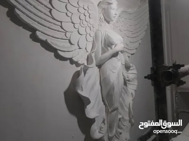 أحدث ديكورات المنازل (جص بورك)  بكادر ايراني محترف  خلفات جص بورك – تمثال بورك
