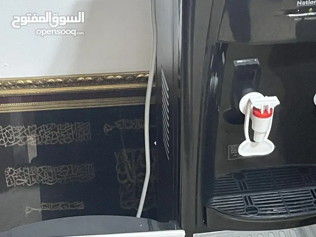 كولر ماء نوع ناشونال الاصلي لون اسود مع خزانة تبريد