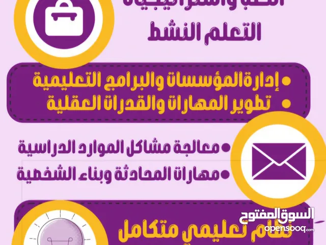 مطلوب شريك و إداري لمؤسسة تعليمية لها برامجها الخاصة تعطى في المراكز و المدارس