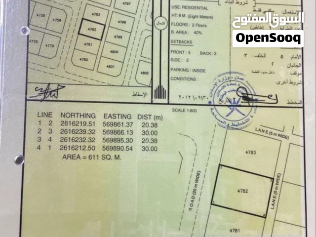 Residential Land for Sale in Al Batinah Al Masnaah