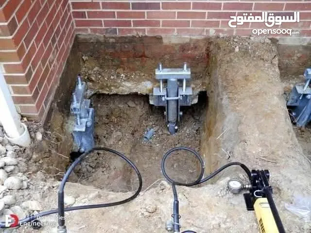 معدات دعم انشائي وحقن تربة واختراق تربة و فايبر كونكريت وايبوكسي وأعمدة ديكورية و اجهزة فحص الاختراق
