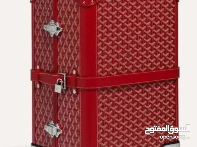 Goyard Bourget PM Trolley Suitcase Red