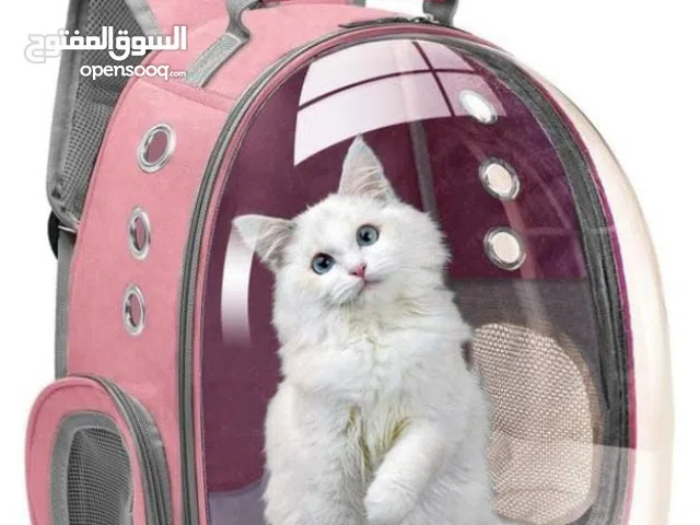 Cats backpack pet bubble شنطة لنقل القطط مع فتحه تهويه